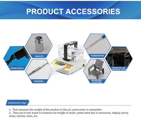 DE-120K Portable Gold Purity Testing Machine  Gold Karat Meter Gold  Purity Test Equipment