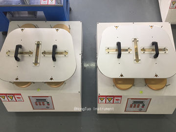 Textile Fabric Lab Equipment Martindale Abrasion and Pilling Tester , Martindale Abrasion Test Method for Fabric