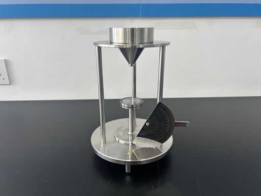 Repose Angle Testing Machine , Angle of Repose Tester , Repose Angle Measuring Device , Angle of Repose Apparatus DF-1-05