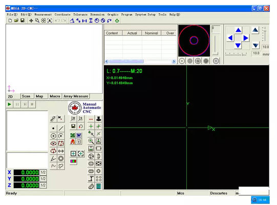 Manual Image Measuring Instrument, Optic Image Dimension Measurement, Manual Video Measuring Machine