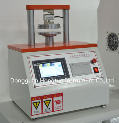 Corrugated Boxes ECT Edge Ring Crushing Strength Test Machine , Cardboard Edge Crush Strength Tester