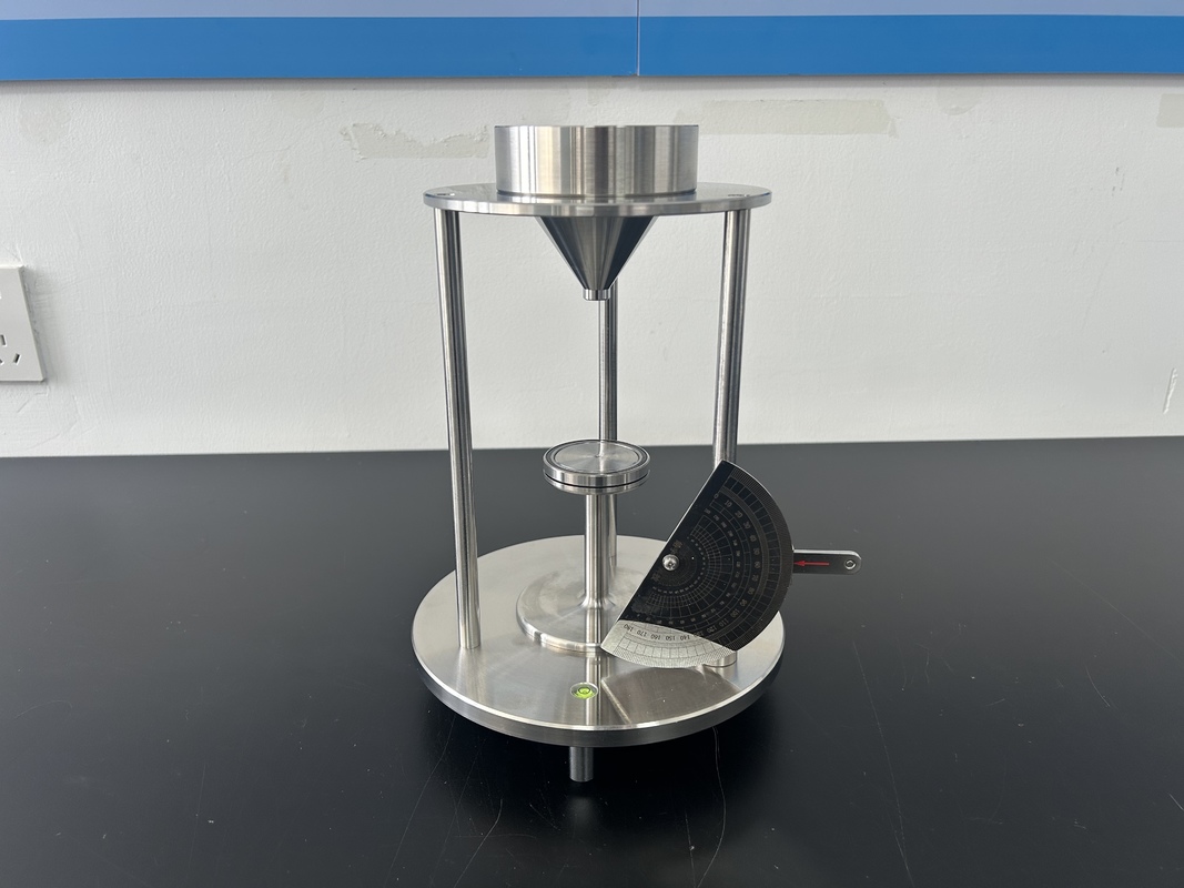 Repose Angle Testing Machine , Angle of Repose Tester , Repose Angle Measuring Device , Angle of Repose Apparatus DF-1-05